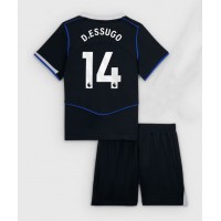 Stroje piłkarskie Chelsea Dario Essugo #14 Koszulka Trzeciej dla dzieci 2025-26 Krótki Rękaw (+ szorty)